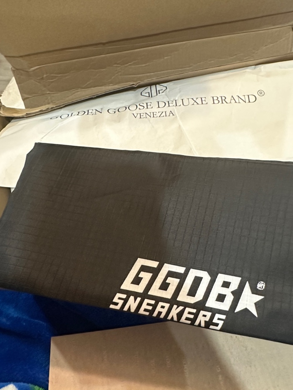 Golden Goose White Sneaker with Leopard Star Accent